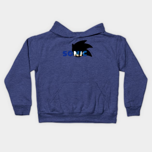 Sonic The Hedgehog Logo w/ Face Kids Hoodie by X-Treme Gear